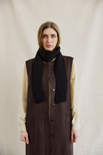 Load image into Gallery viewer, Merino wool rib knit thin scarf