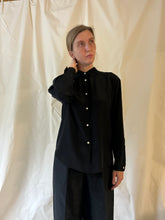 Load image into Gallery viewer, Signature silk shirt creme/brown/black