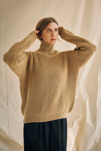 Knitted turtleneck jumper
