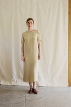 Load image into Gallery viewer, Short sleeved silk dress - white