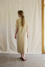 Load image into Gallery viewer, Short sleeved silk dress - white