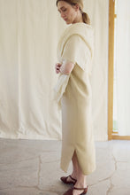 Load image into Gallery viewer, Short sleeved silk dress - white