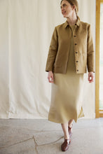 Load image into Gallery viewer, Tailored suit jacket silk/linen - beige