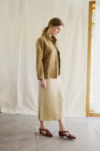 Load image into Gallery viewer, Short sleeved silk dress - white