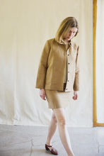 Load image into Gallery viewer, Tailored suit jacket silk/linen - beige