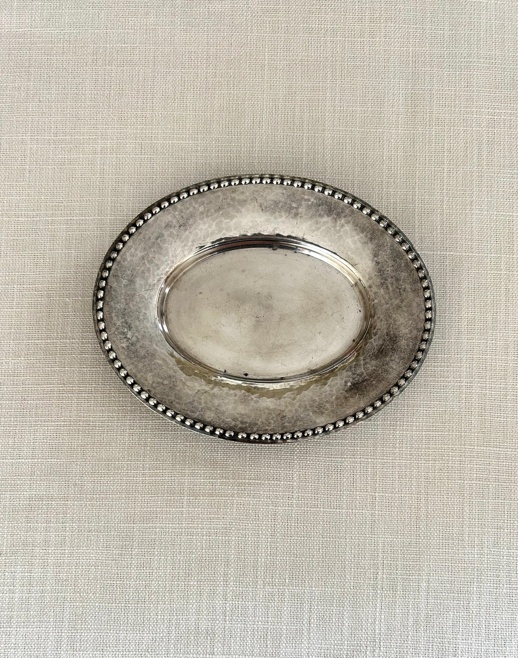 Small Oval Silver Tray