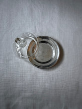 Load image into Gallery viewer, Silver Plate with glass cloche
