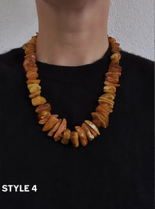 Amber necklace - style 4