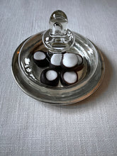Load image into Gallery viewer, Silver Plate with glass cloche
